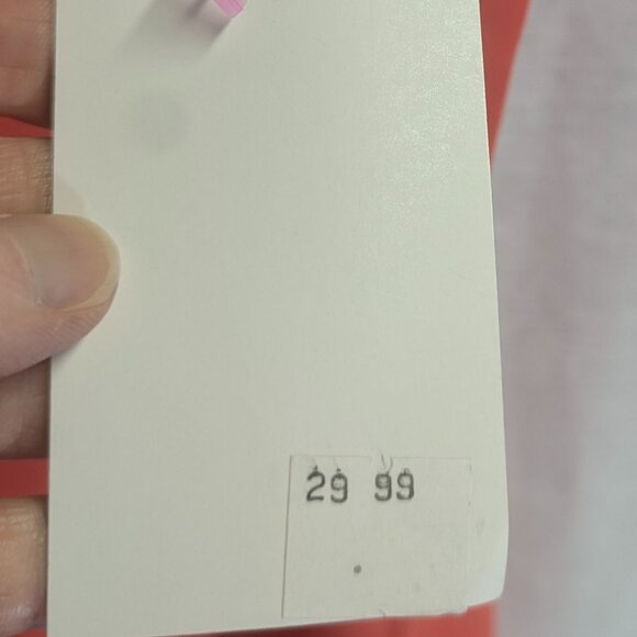 NWT Beverly's Size Small Sleeveless Button-Down Tunic  Orange and Black - Picture 4 of 14